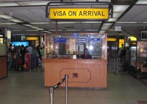 Bangladesh Visa Desk in Dhaka Airport Arrivals Hall