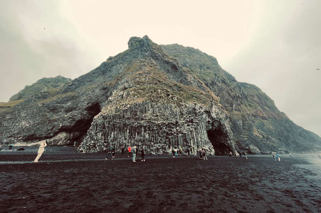 Reynishverfisvegur Black Beach Iceland Rock Formations