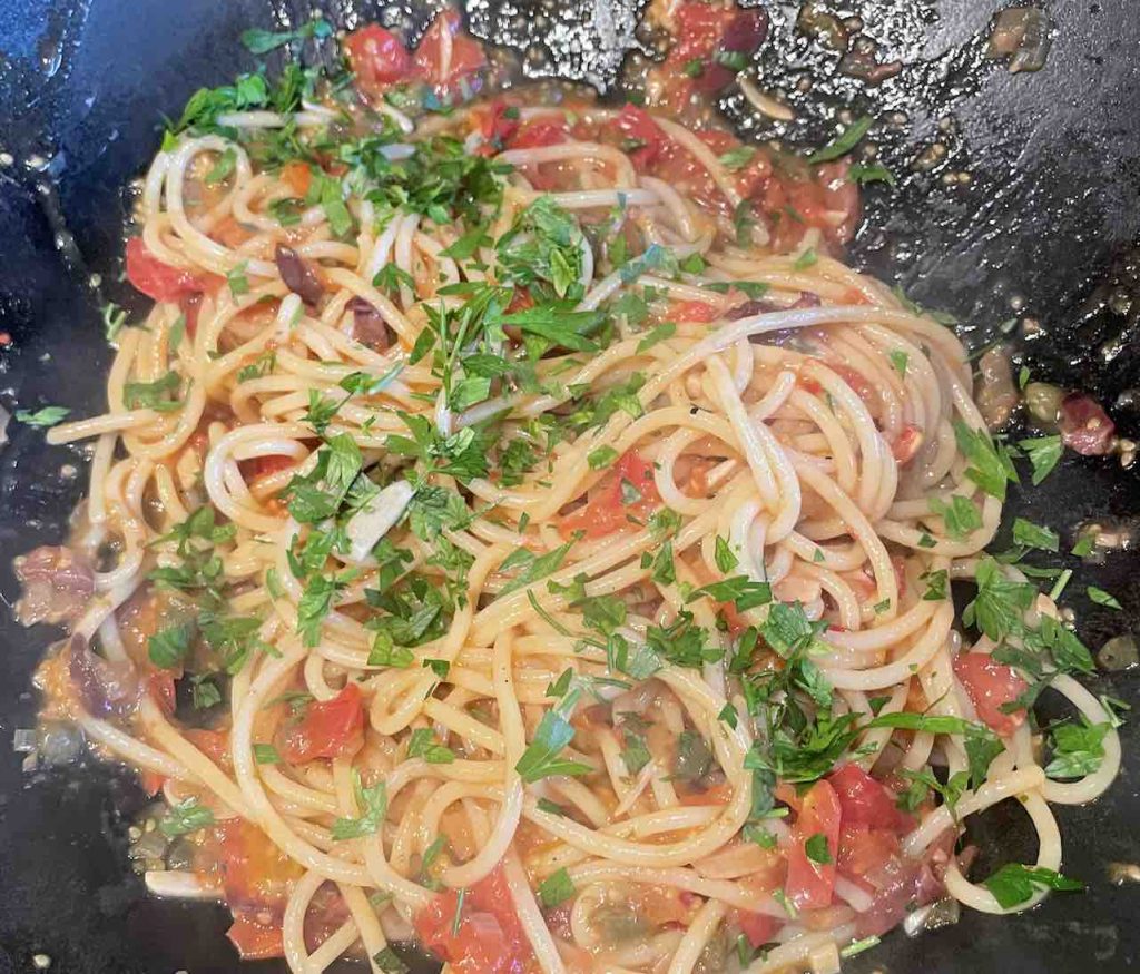 Italian Prostitute Pasta Receipe Spaghetti Puttanasca