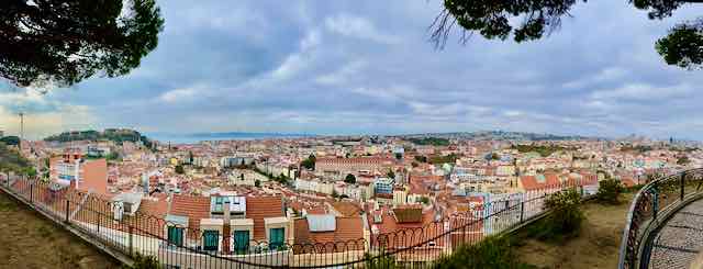View from Miradouro da Graca Lisbon