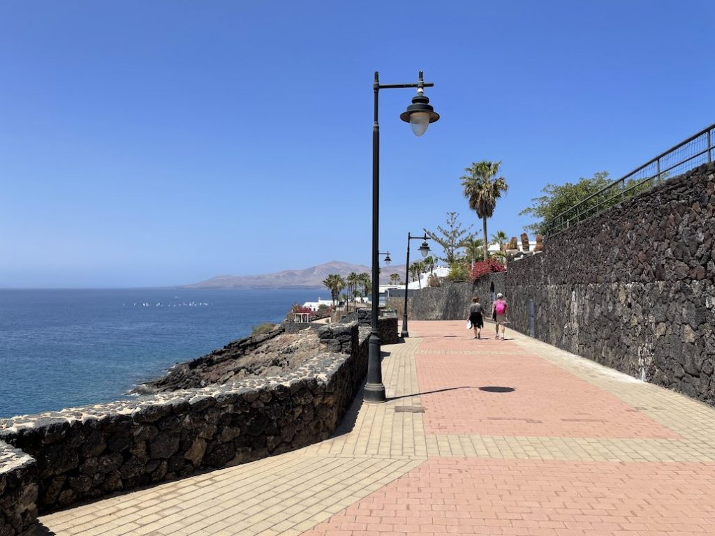Paved Coastal Path Puerto Del Carmen to Puerto Calero Lanzarote